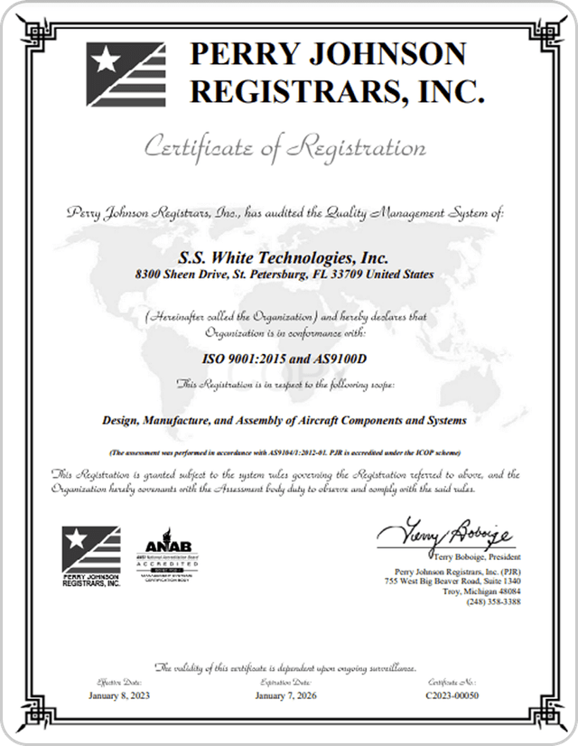 ISO9001 Third-Party Certified